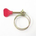 WIRE HOSE CLIP RED 32-40MM